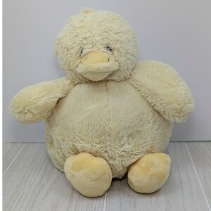 Little Miracles Duck Baby Plush Yellow Chubby Round stitched eyes